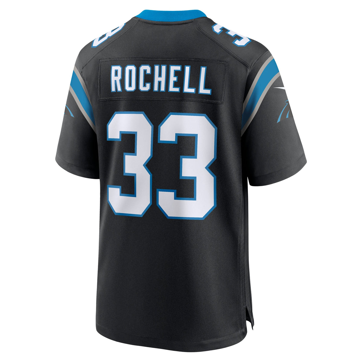 Carolina Panthers Robert Rochell Black Team Game Jersey