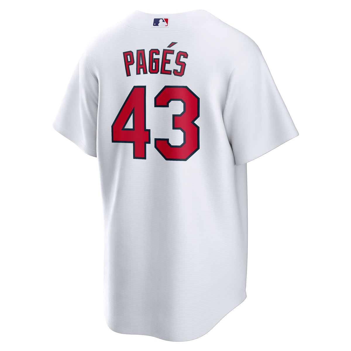 St. Louis Cardinals Pedro Pagés White Home Replica Jersey