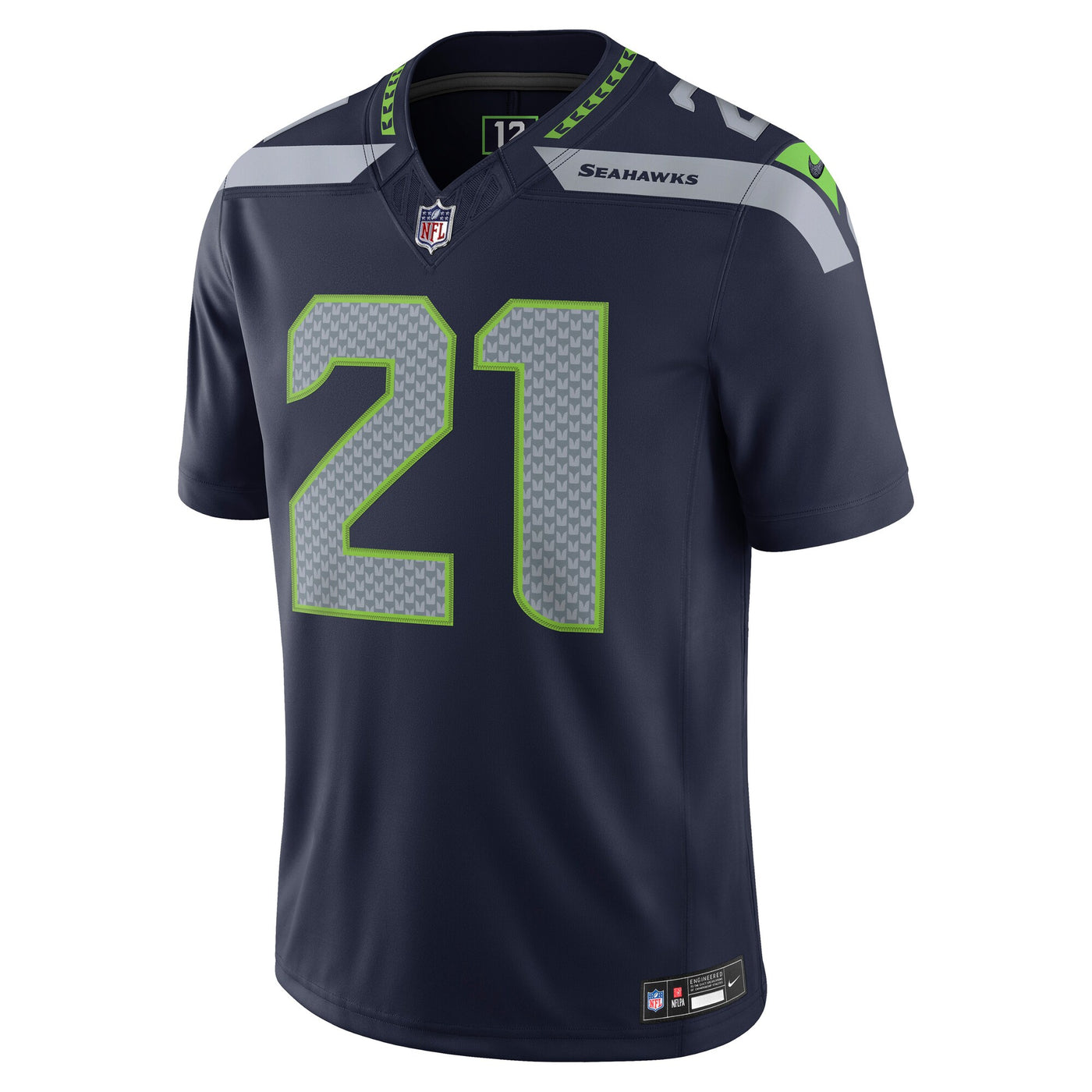 Seattle Seahawks Devon Witherspoon Nike College Navy Team Vapor F.U.S.E. Stitched Limited Jersey