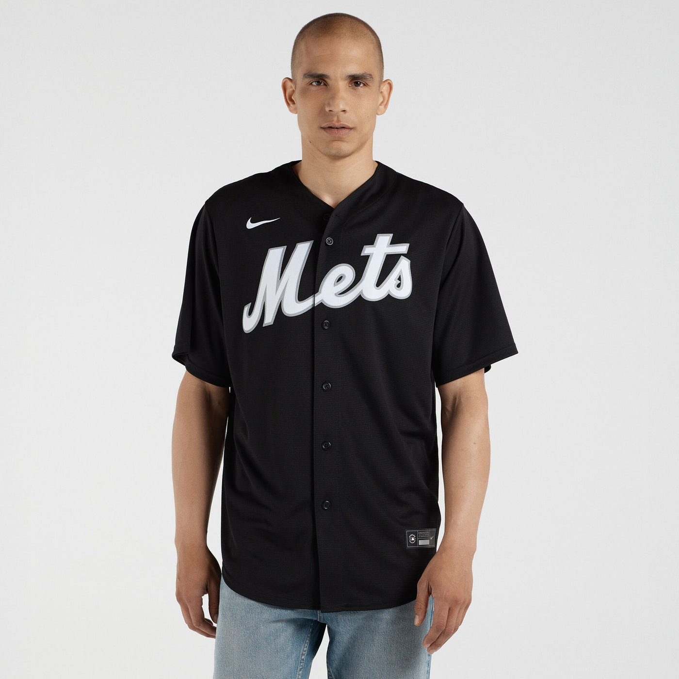 New York Mets Francisco Lindor Nike Black Replica Player Jersey