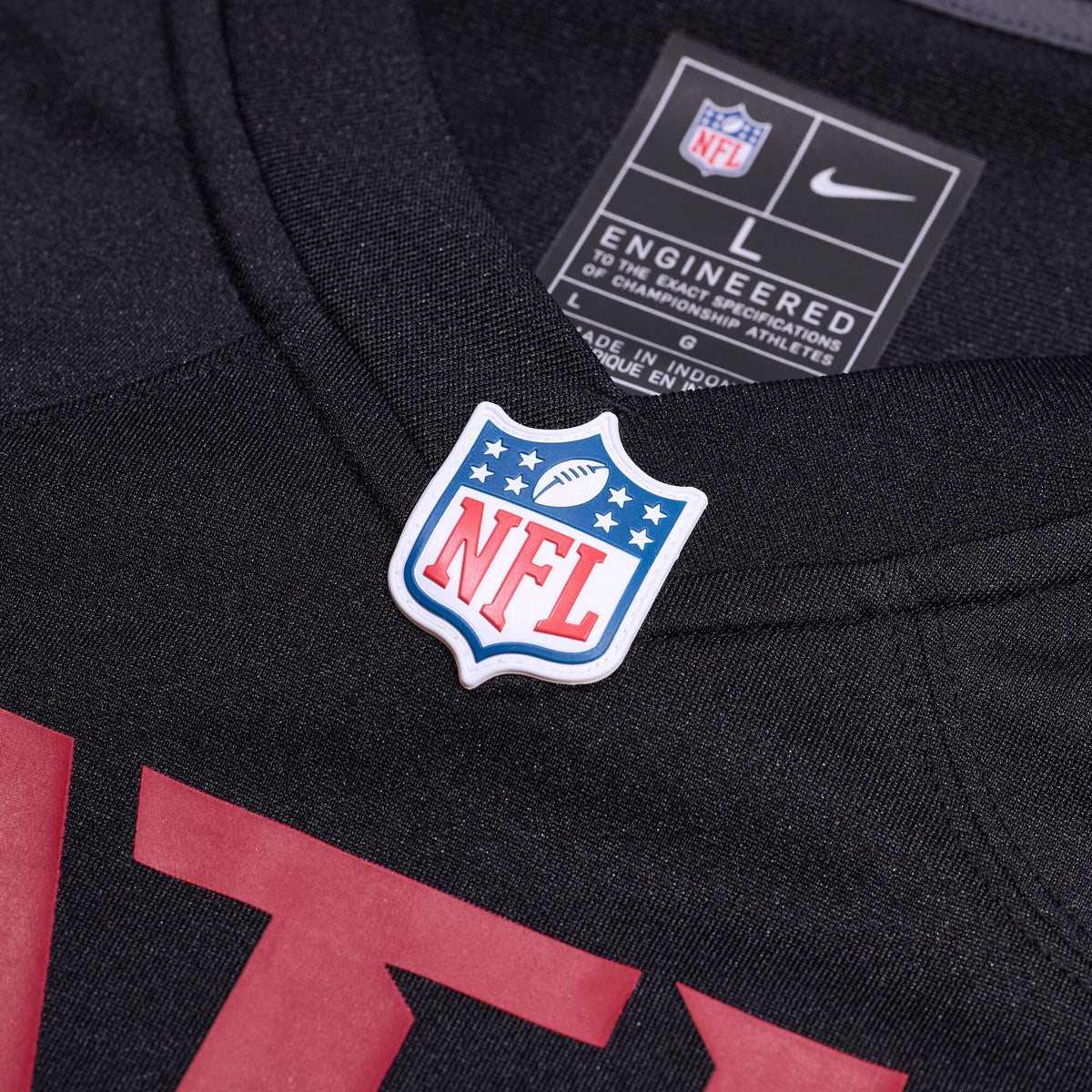 Atlanta Falcons Liam McCullough Black Team Game Jersey