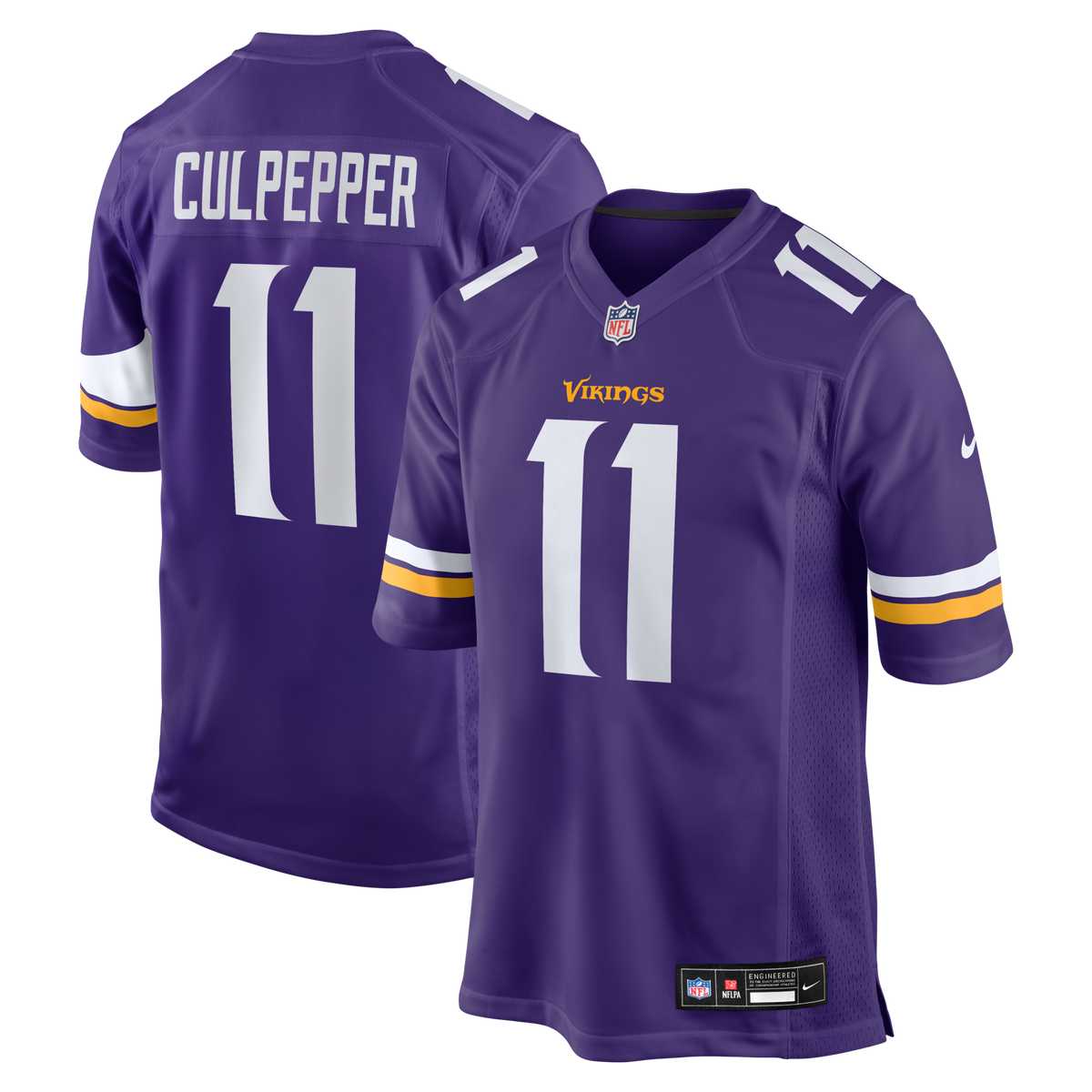 Minnesota Vikings Daunte Culpepper Purple Game Retired Player Jersey