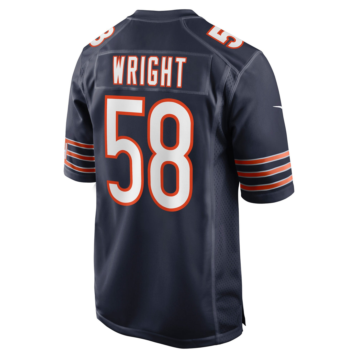 Chicago Bears Darnell Wright Nike Navy Game Jersey