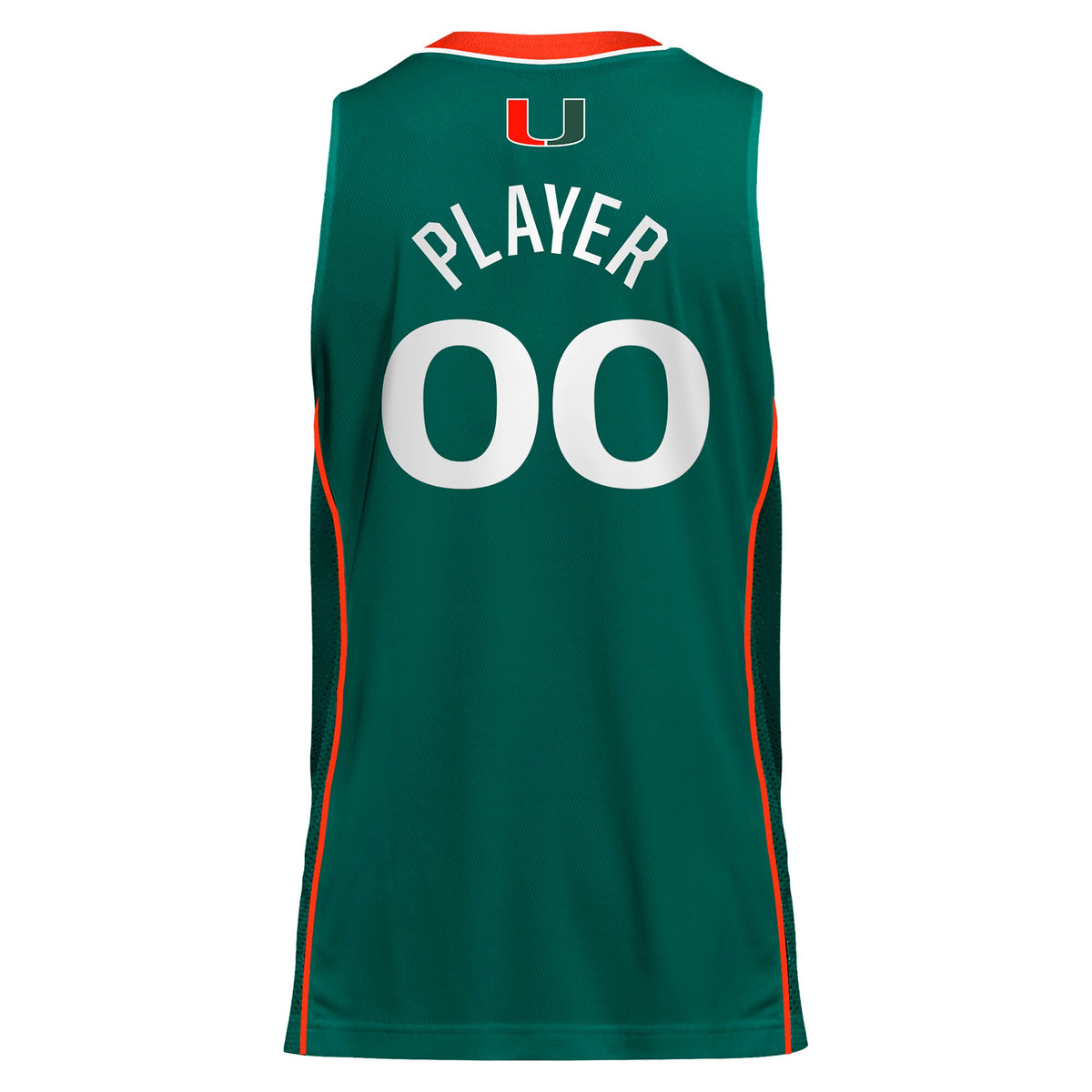 Miami Hurricanes Pick-A-Player NIL Basketball Jersey - Green