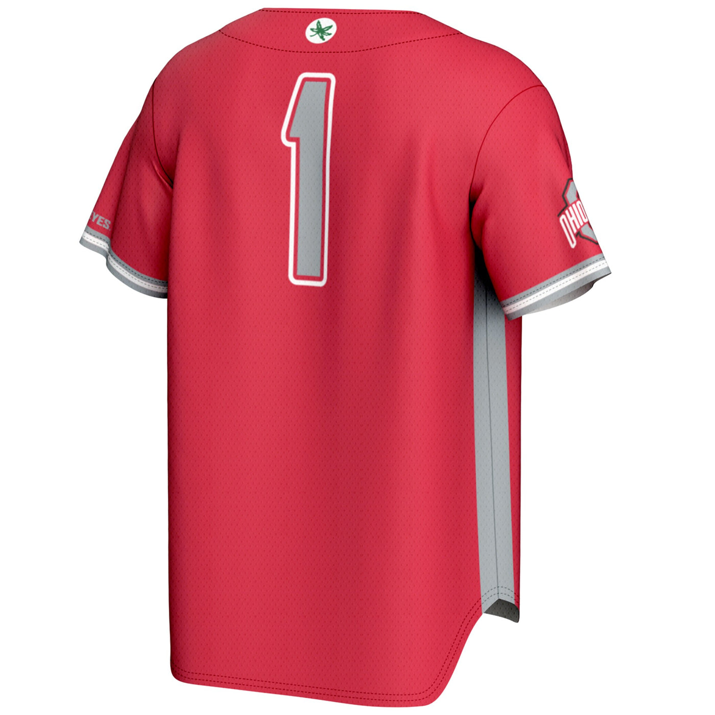 GameDay Greats #1 Scarlet Ohio State Buckeyes Lightweight Baseball Jersey