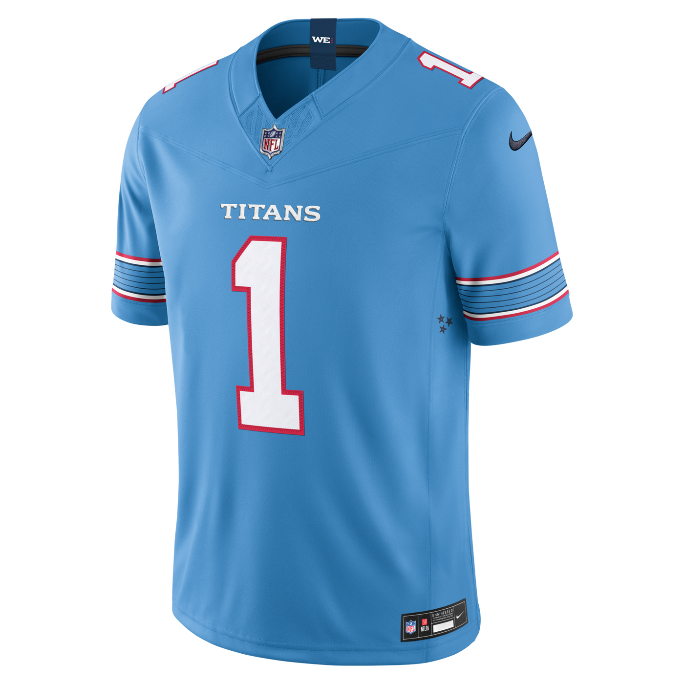 Tennessee Titans Cameron Ward Nike Light Blue Team Vapor F.U.S.E. Stitched Limited Jersey