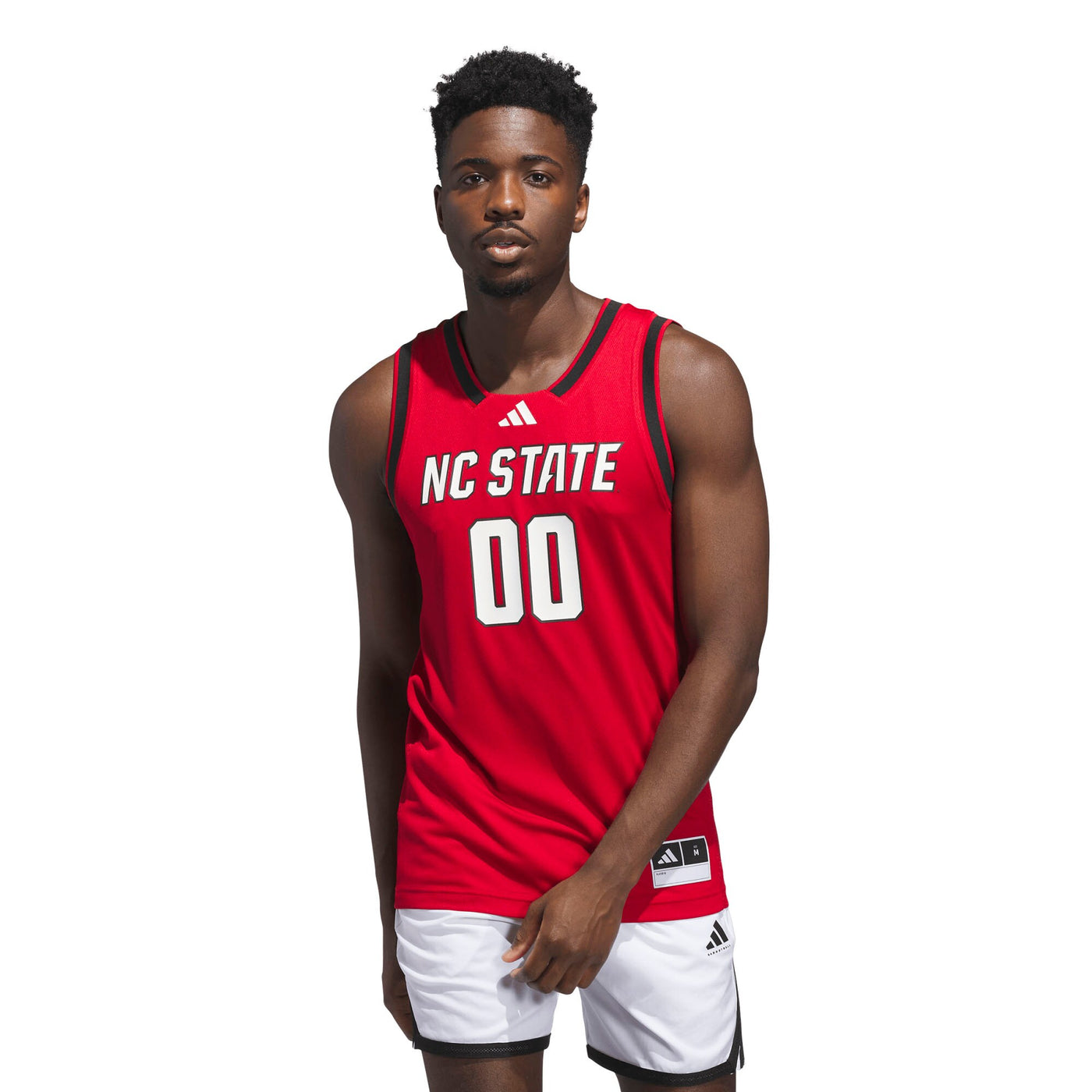 adidas #00 Red NC State Wolfpack Replica Swingman Jersey