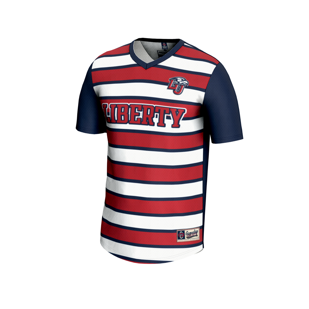 #71 Liberty Flames GameDay Greats Lightweight Soccer Fashion Jersey - Navy
