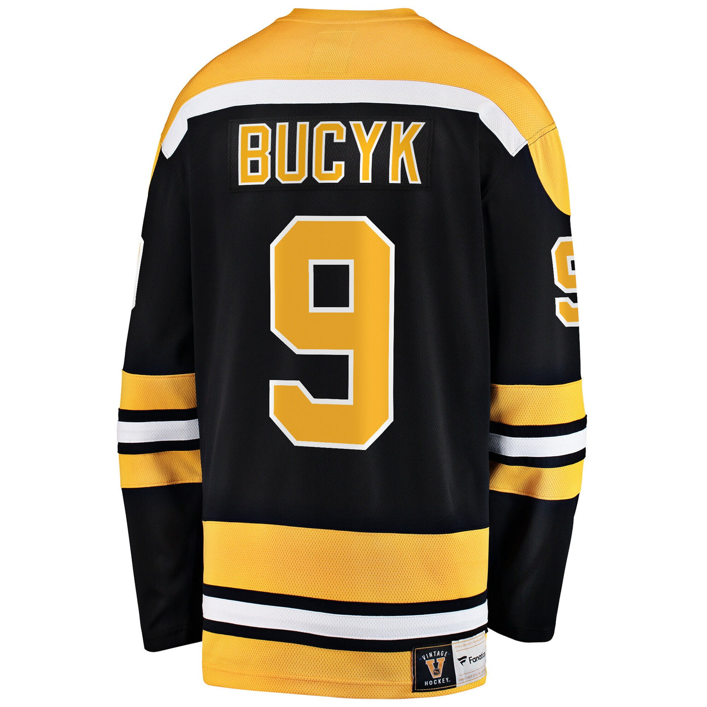 Boston Bruins John Bucyk Fanatics Black Premier Breakaway Retired Player Jersey