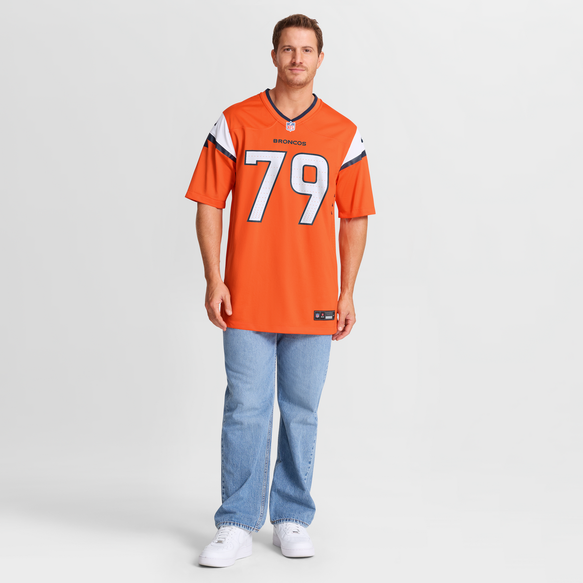 Denver Broncos Matt Peart Nike Orange Team Game Jersey
