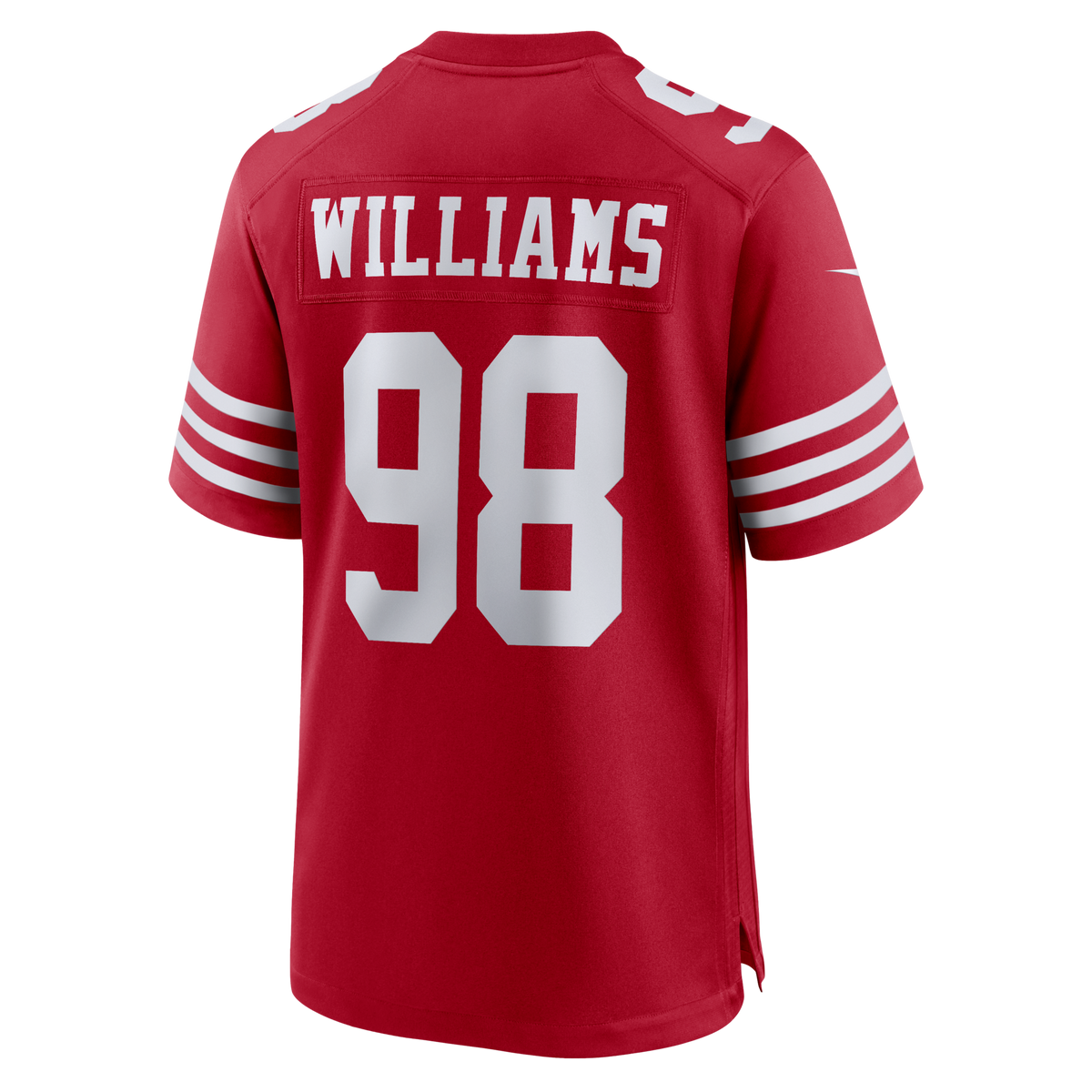 San Francisco 49ers Mykel Williams Scarlet Team Game Jersey