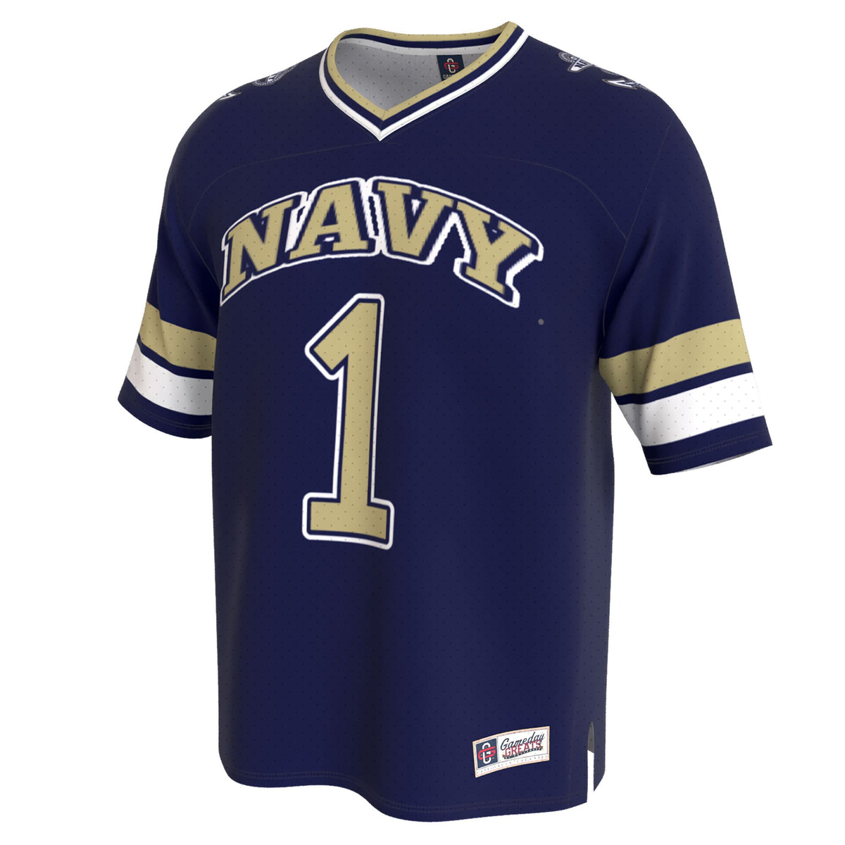 Navy Midshipmen GameDay Greats Lightweight Collegiate Football Fashion Jersey - Navy