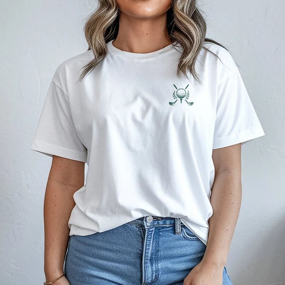 Golf T-Shirt | Vintage Golf Club Crest Sweatshirt | Soft Fleece Pullover | Gift for Golfer