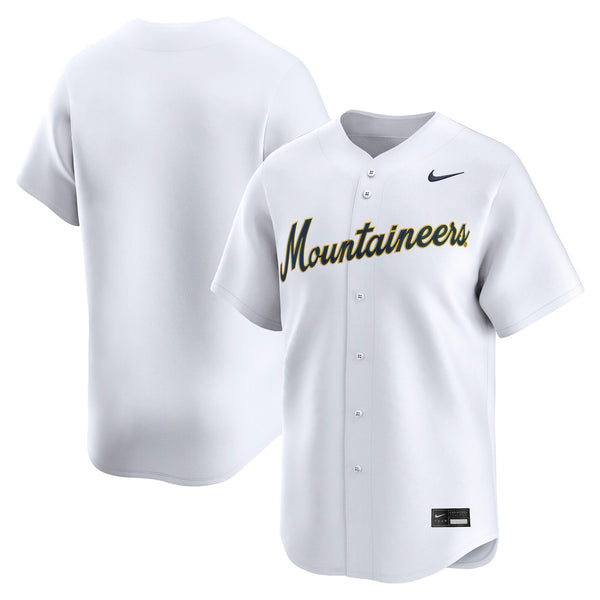Nike White West Virginia Mountaineers Baseball Limited Jersey
