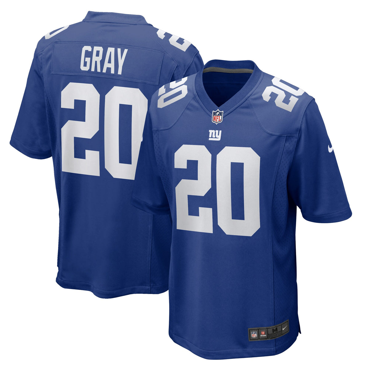 New York Giants Eric Gray Royal Team Game Jersey