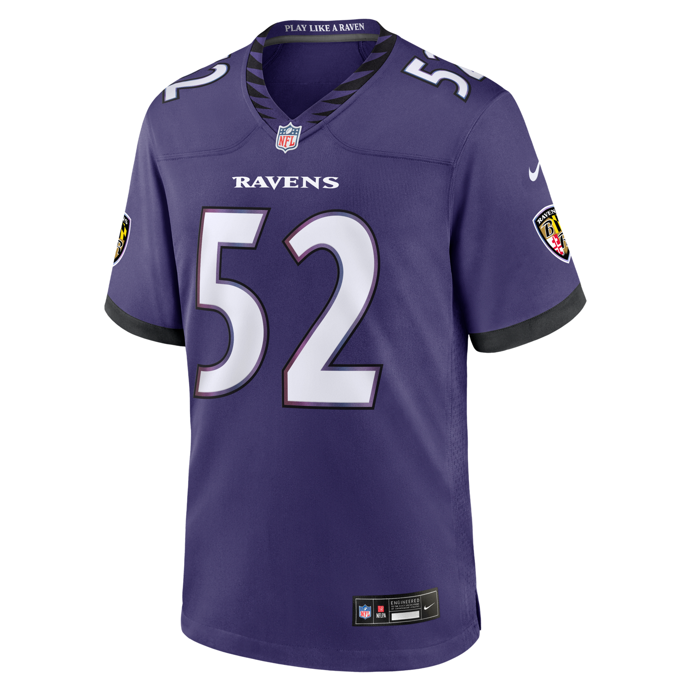 Baltimore Ravens Ray Lewis Nike Purple Team Retired Player Game Jersey