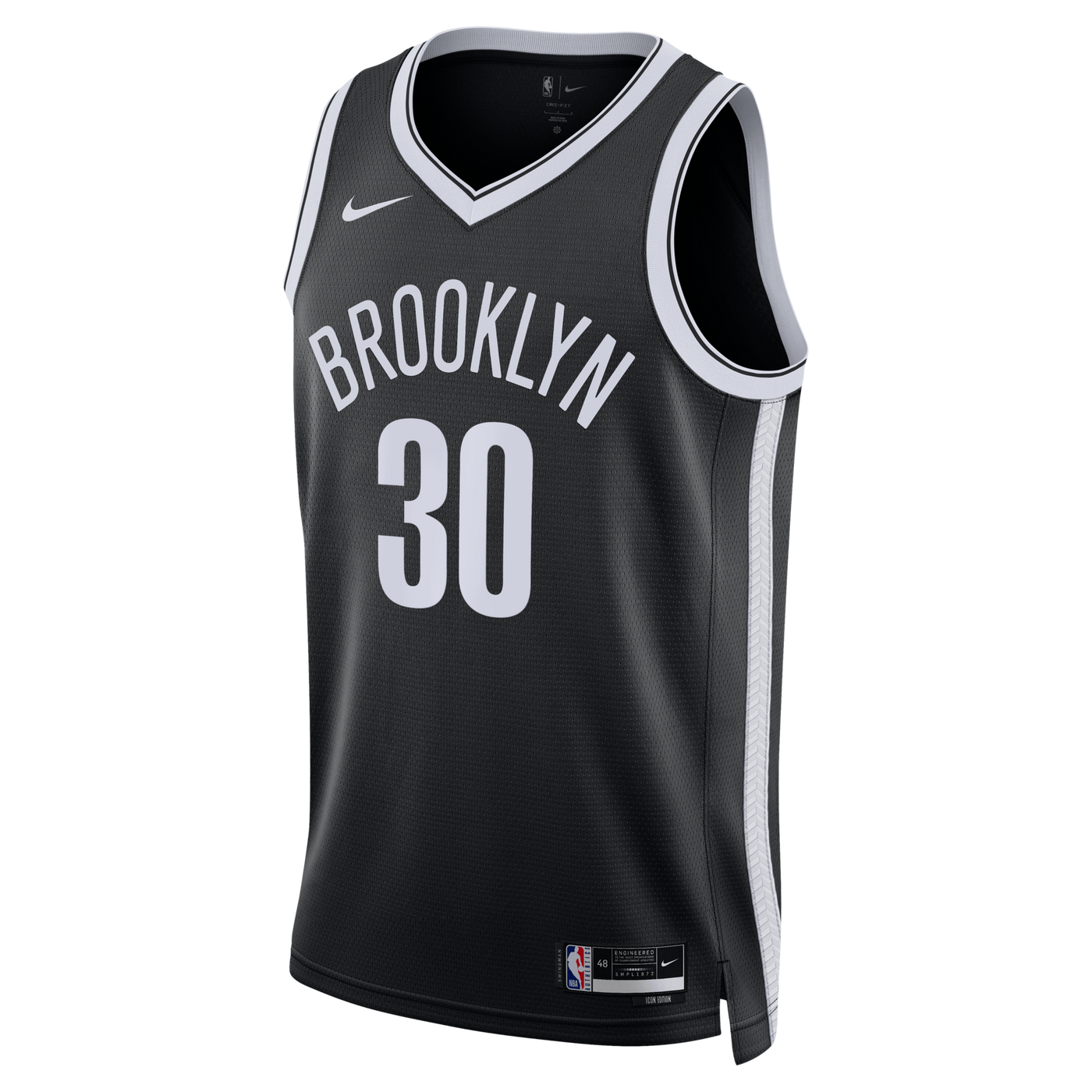 Brooklyn Nets Nike Icon Swingman Jersey- Black - Julius Randle