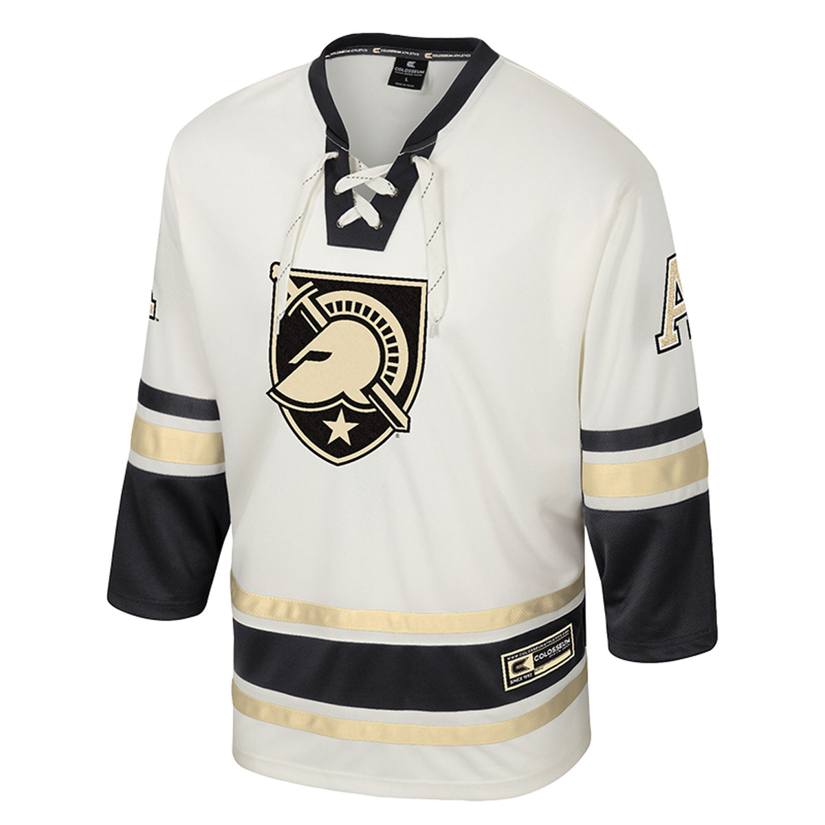 Army Black Knights Colosseum Puck Proud Fashion Hockey Jersey - Cream