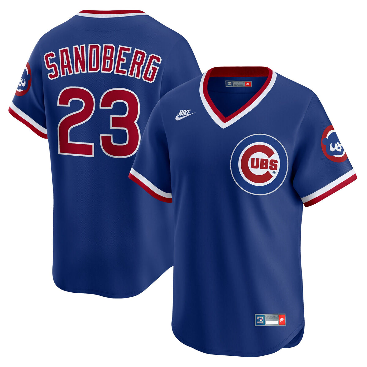 Chicago Cubs Ryne Sandberg Royal Throwback Cooperstown Collection Limited Jersey