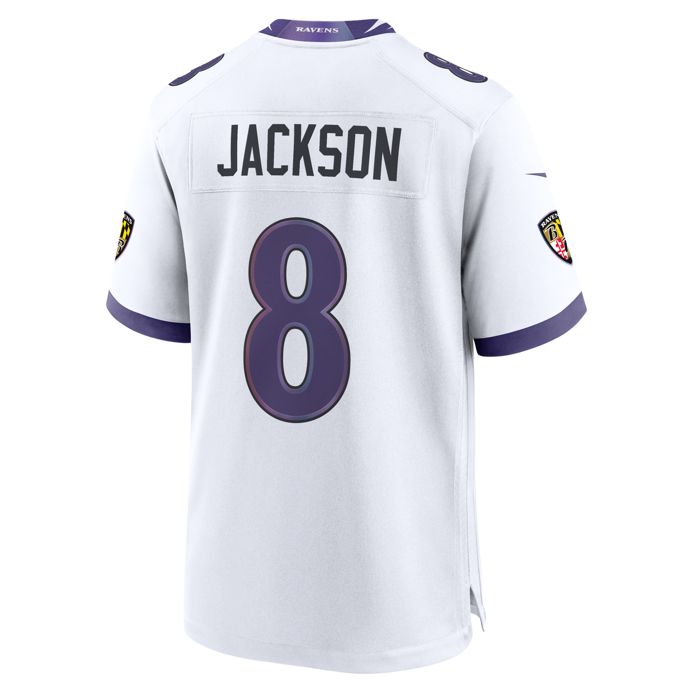 Baltimore Ravens Lamar Jackson Nike White Game Jersey