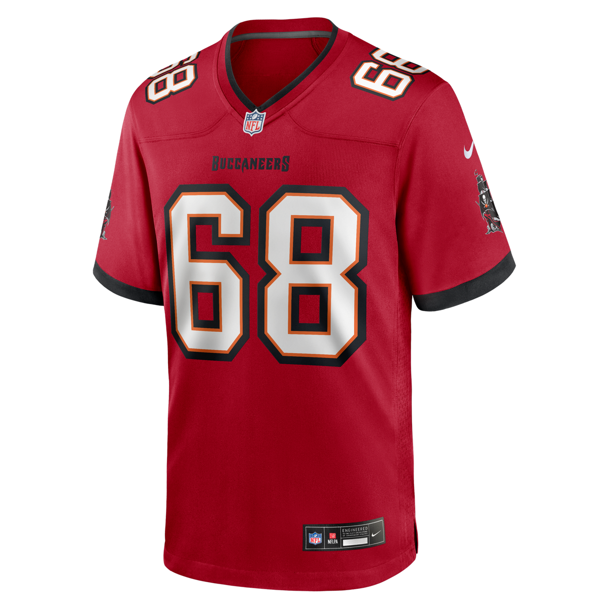 Tampa Bay Buccaneers Ben Bredeson Red Game Jersey