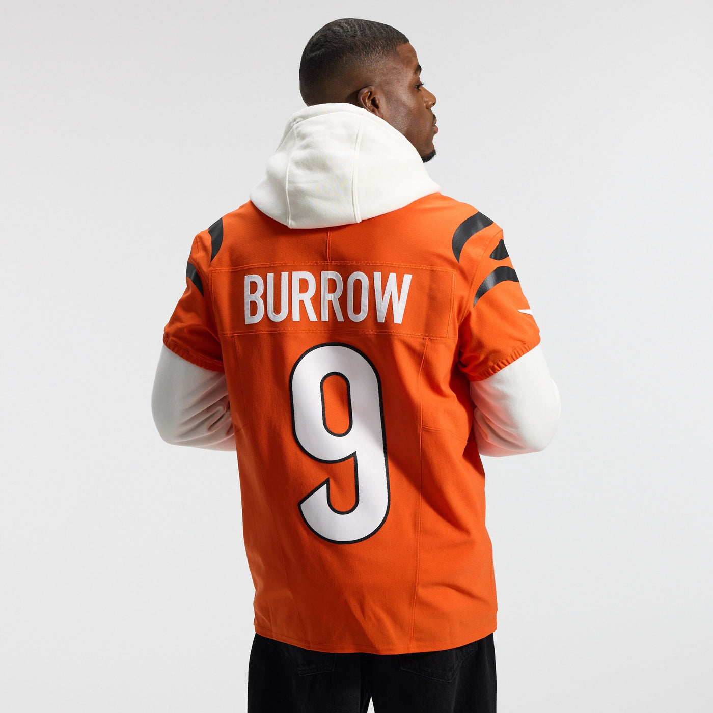 Cincinnati Bengals Joe Burrow Nike Orange Team Vapor F.U.S.E. Elite Jersey