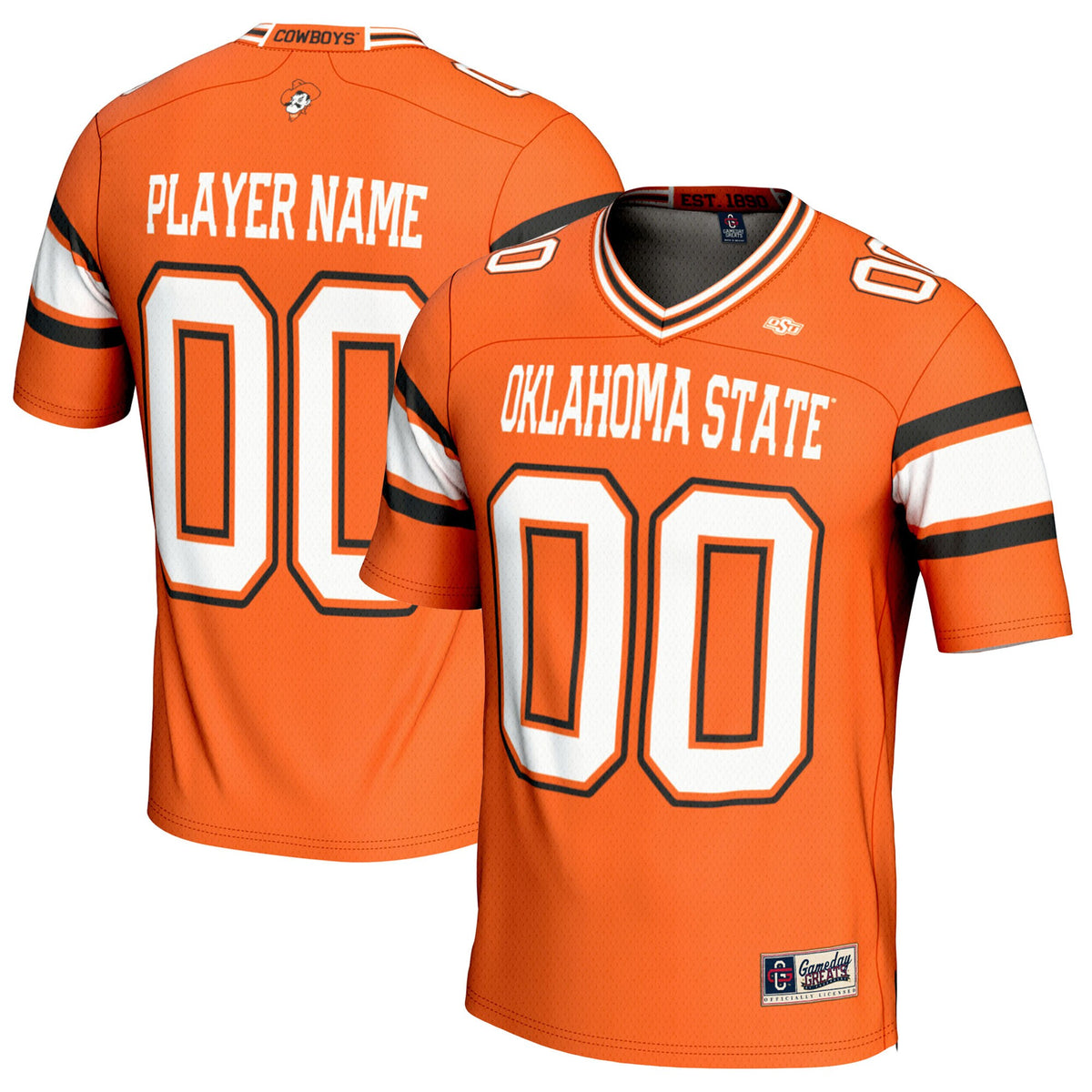 Oklahoma State Cowboys GameDay Greats NIL Pick-A-Player Football Jersey - Orange