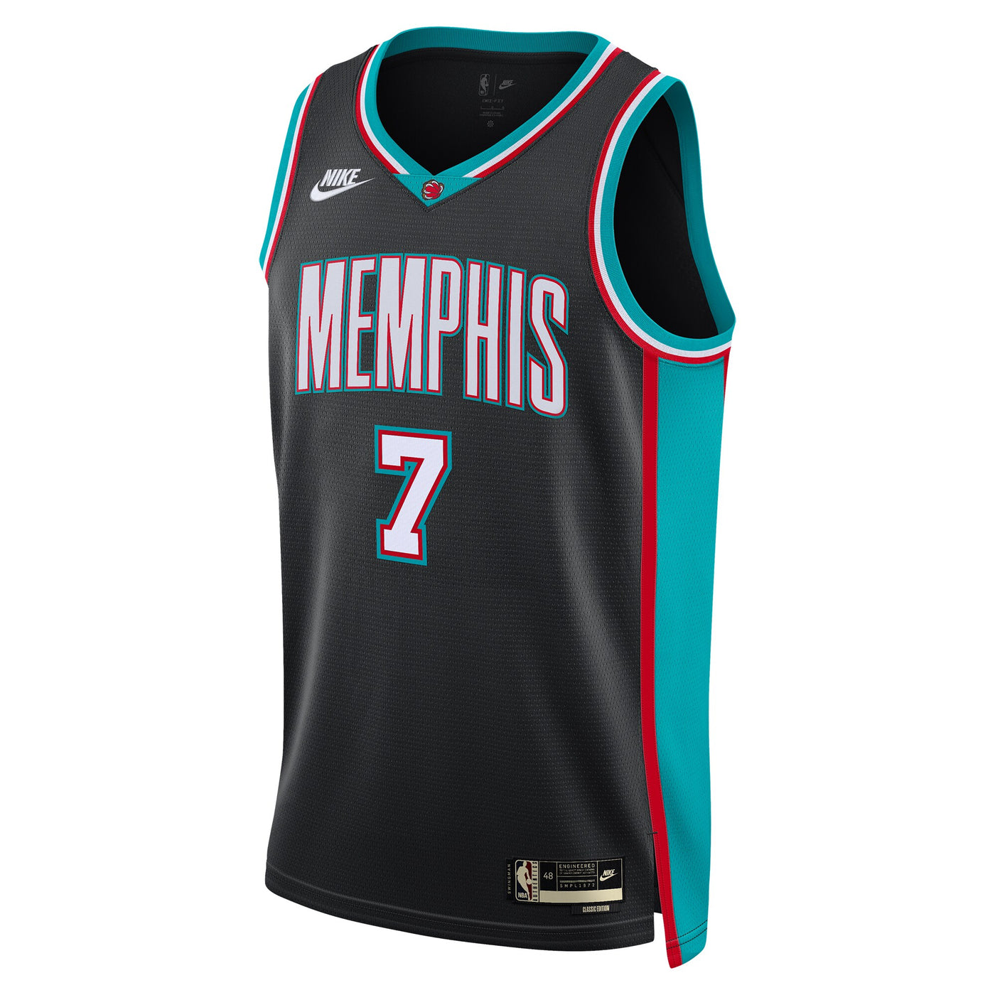 Memphis Grizzlies Nike Classic Edition Jersey - Black - Santi Aldama