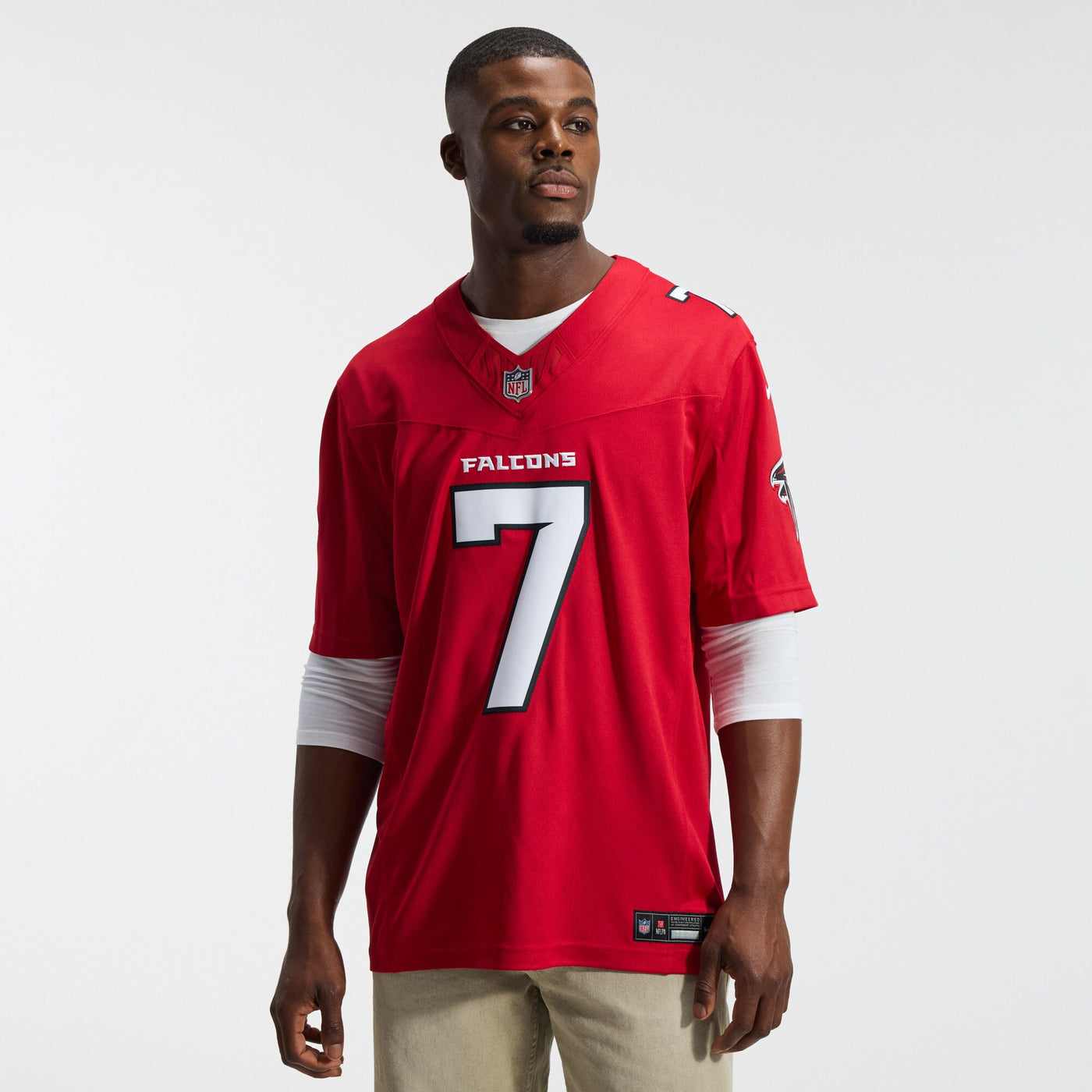 Atlanta Falcons Bijan Robinson Nike Red Team Vapor F.U.S.E. Stitched Limited Jersey