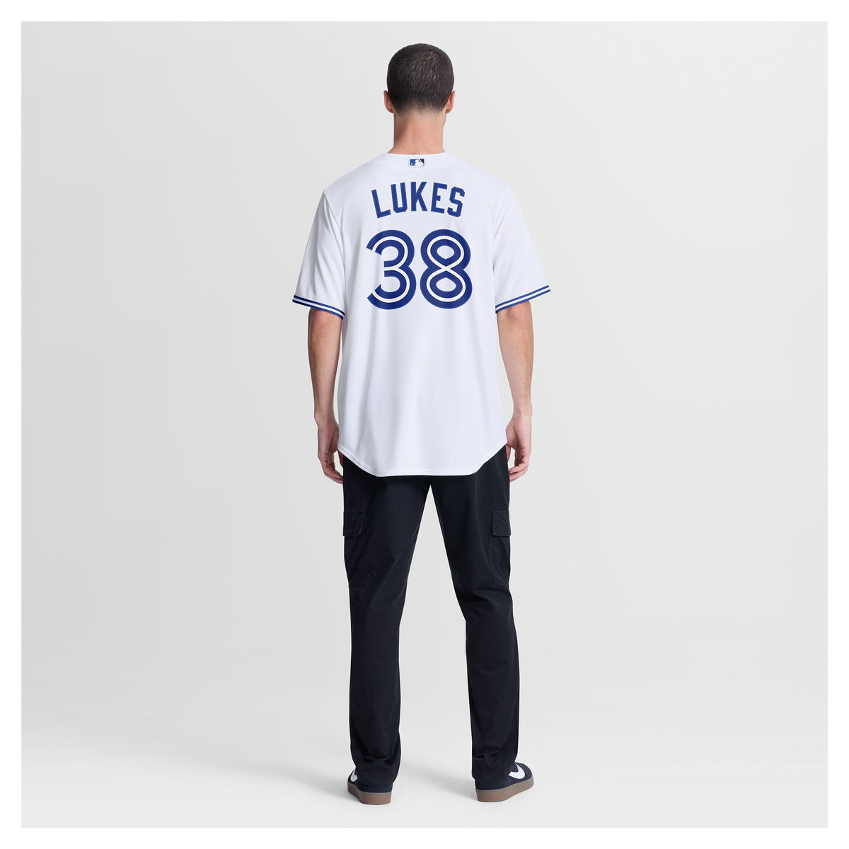 Toronto Blue Jays Nathan Lukes White Home Replica Jersey