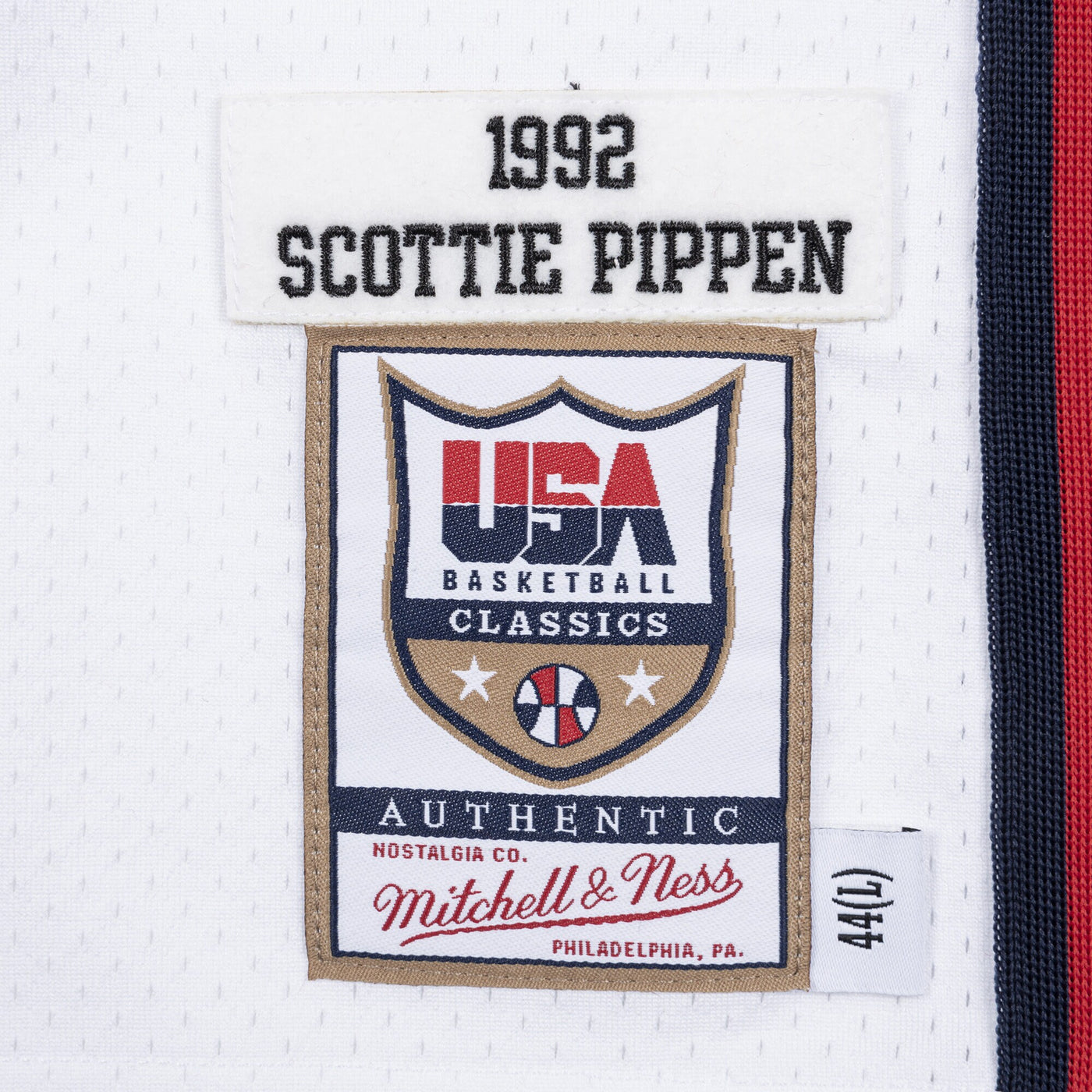 USA Basketball Mitchell & Ness Authentic Jersey Scottie Pippen 1992