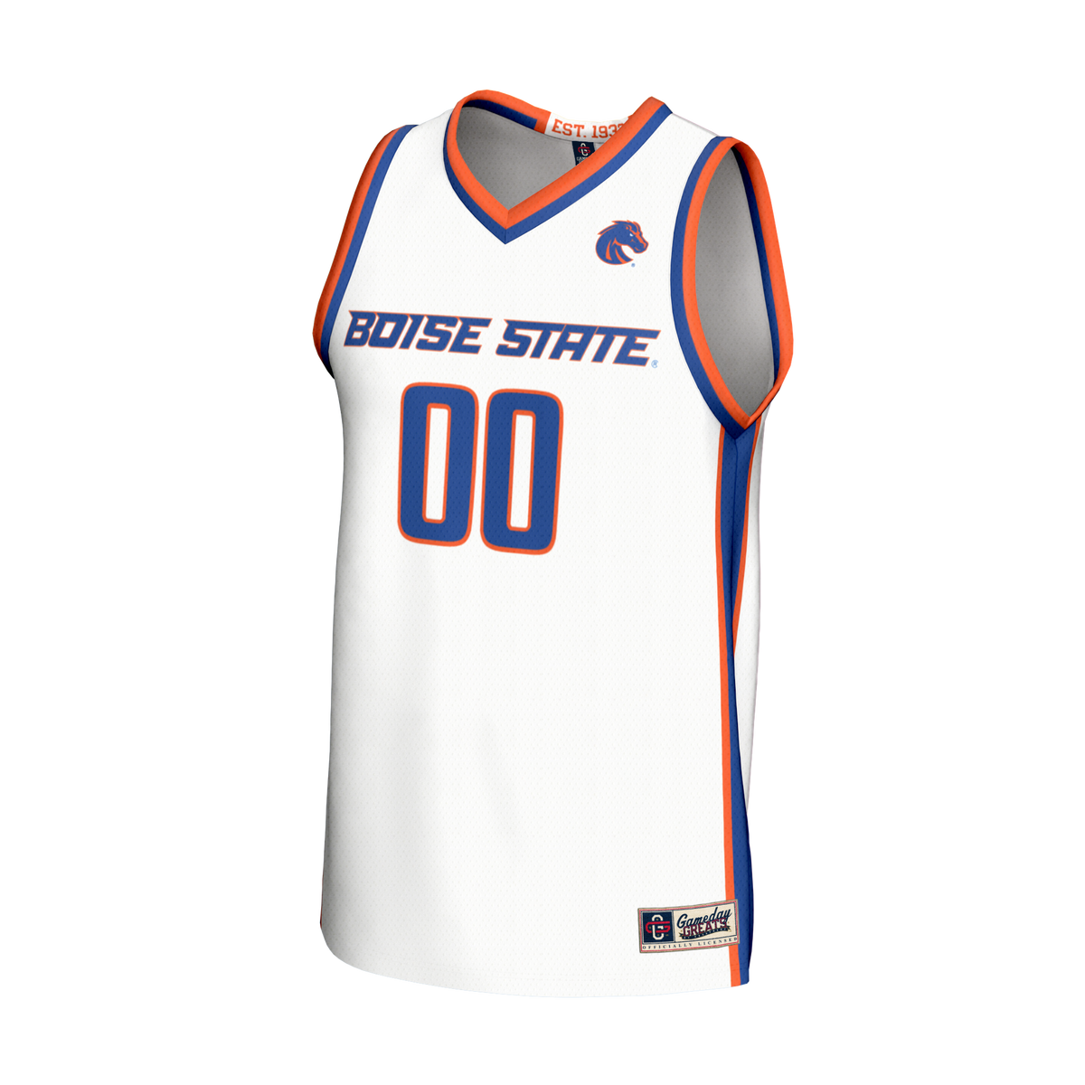 Boise State Broncos GameDay Greats NIL Pick-A-Player Lightweight Basketball Fashion Jersey - White