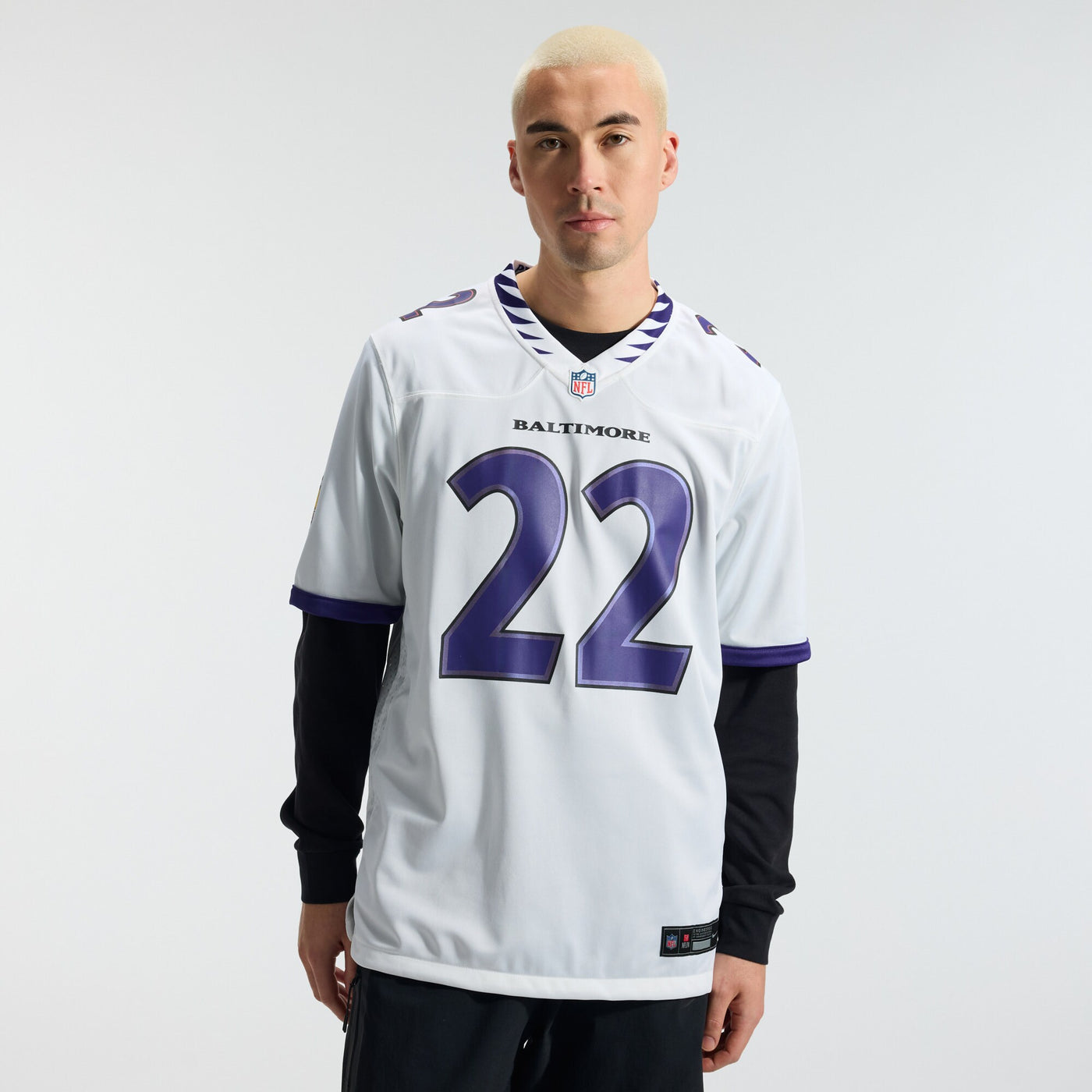 Baltimore Ravens Derrick Henry Nike White Game Jersey