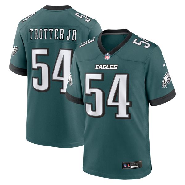 Philadelphia Eagles Jeremiah Trotter Jr. Midnight Green Team Game Jersey