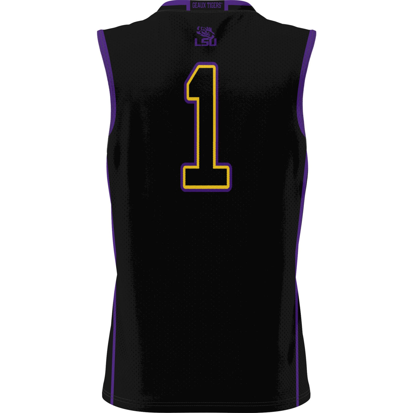 Male GameDay Greats #1 Black LSU Tigers Lightweight Basketball Jersey
