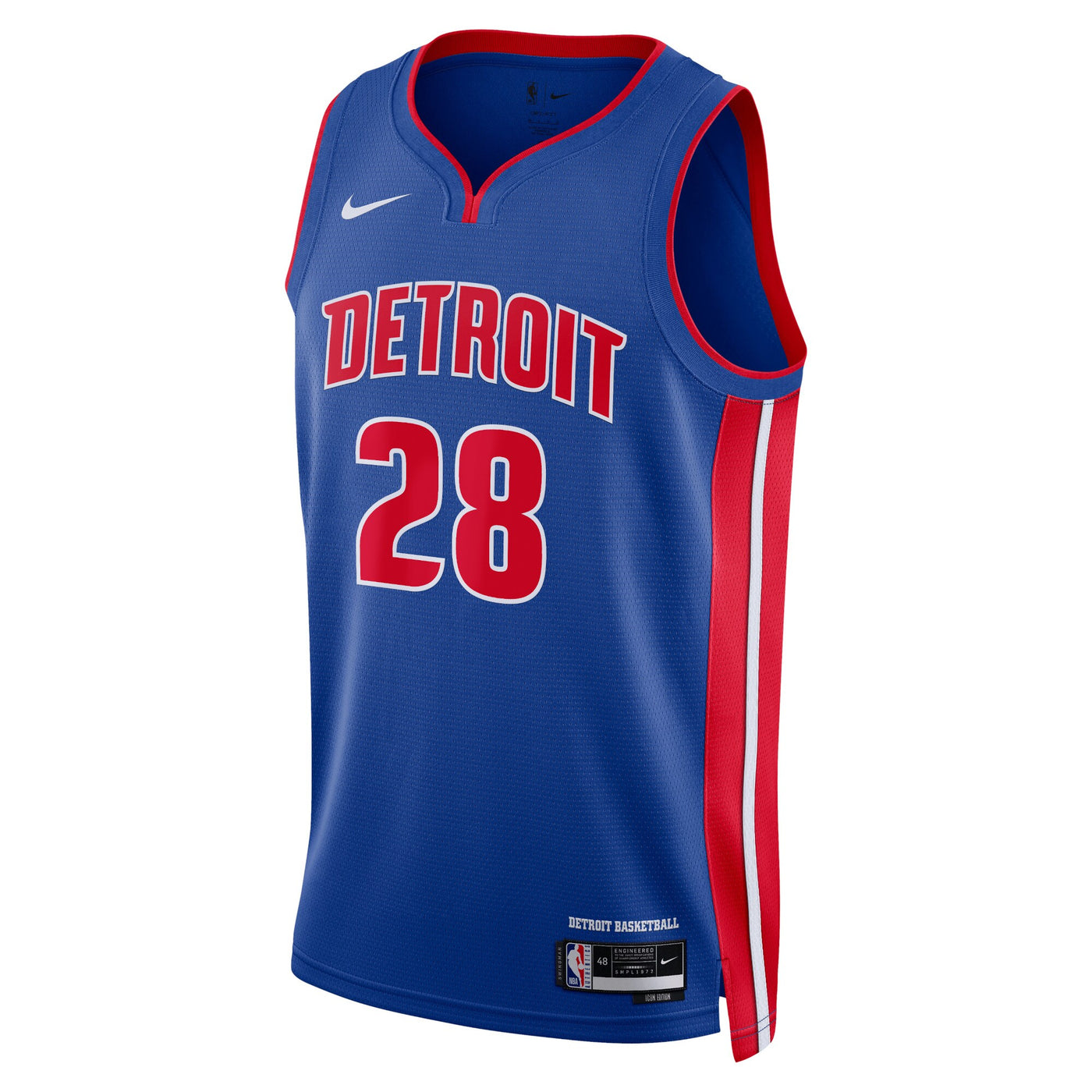 Detroit Pistons Nike Icon Edition Swingman Jersey - Blue - Isaiah Stewart