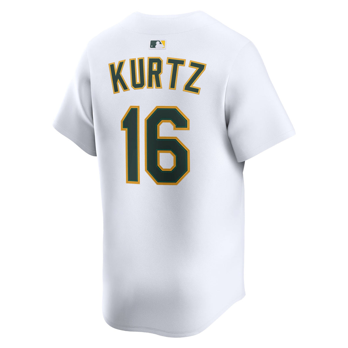 Athletics Nick Kurtz White Home Limited Player Jersey