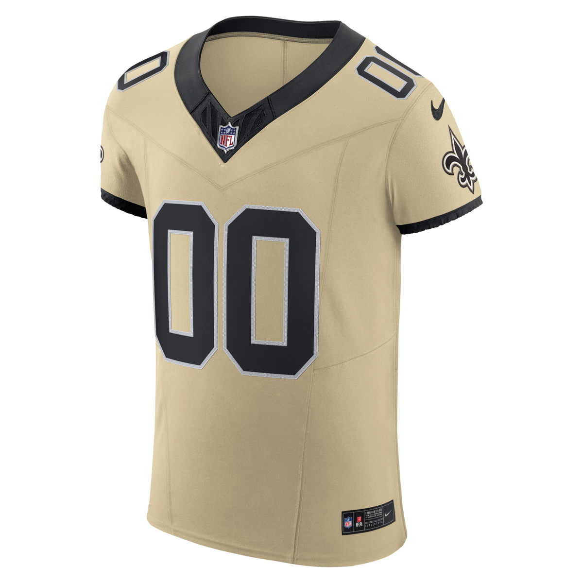 New Orleans Saints Gold Alternate Vapor F.U.S.E. Elite Custom Jersey