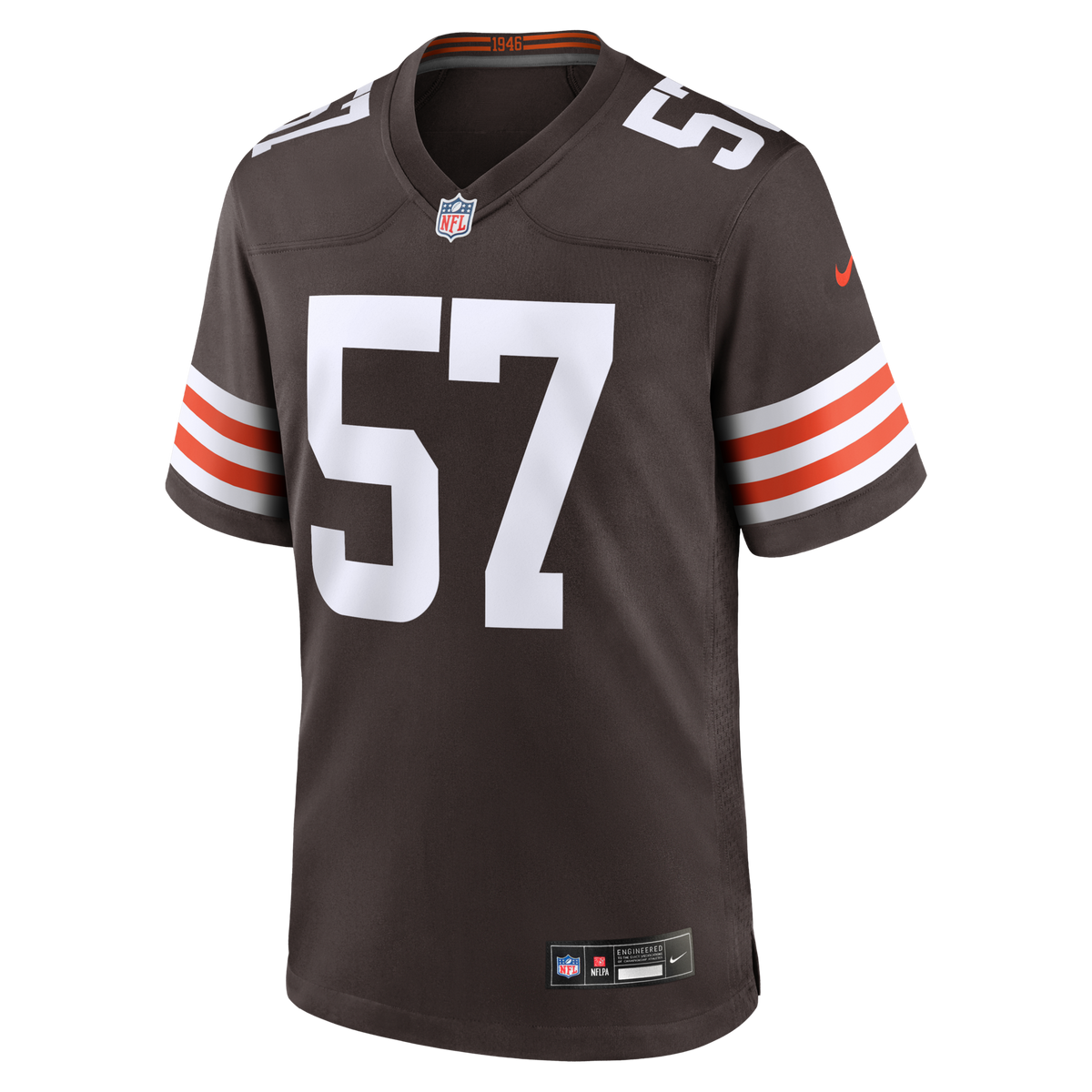 Cleveland Browns Isaiah McGuire Brown Team Game Jersey