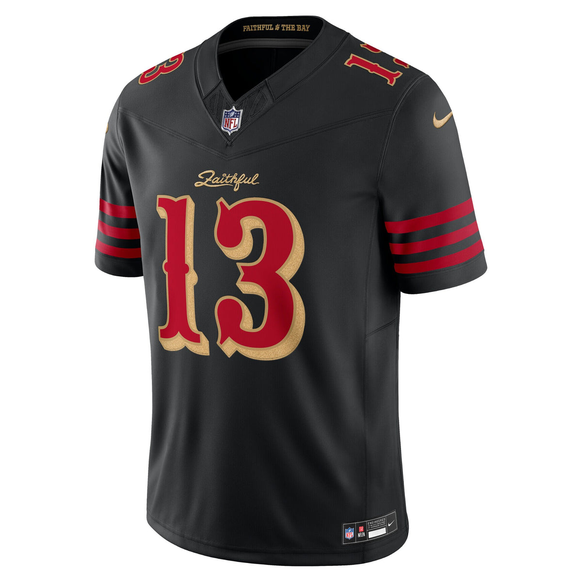 San Francisco 49ers Brock Purdy Black 2025 Rivalries Collection Stitched Limited Jersey