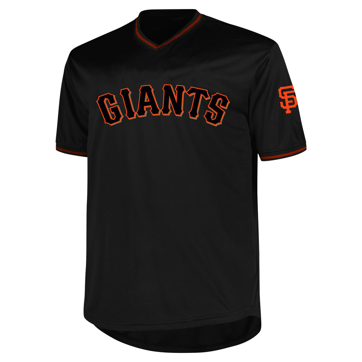 San Francisco Giants Profile Black Big & Tall Pop Fashion Jersey