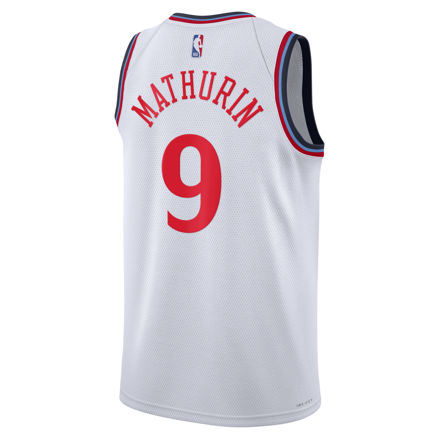 Los Angeles Clippers Nike Replica Association Edition Swingman Jersey - White - Bennedict Mathurin