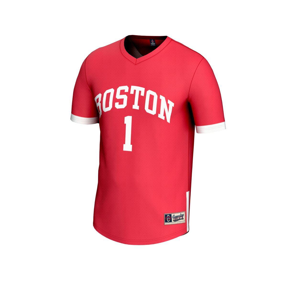 Boston University GameDay Greats Lightweight Collegiate Lacrosse Fashion Jersey - Scarlet