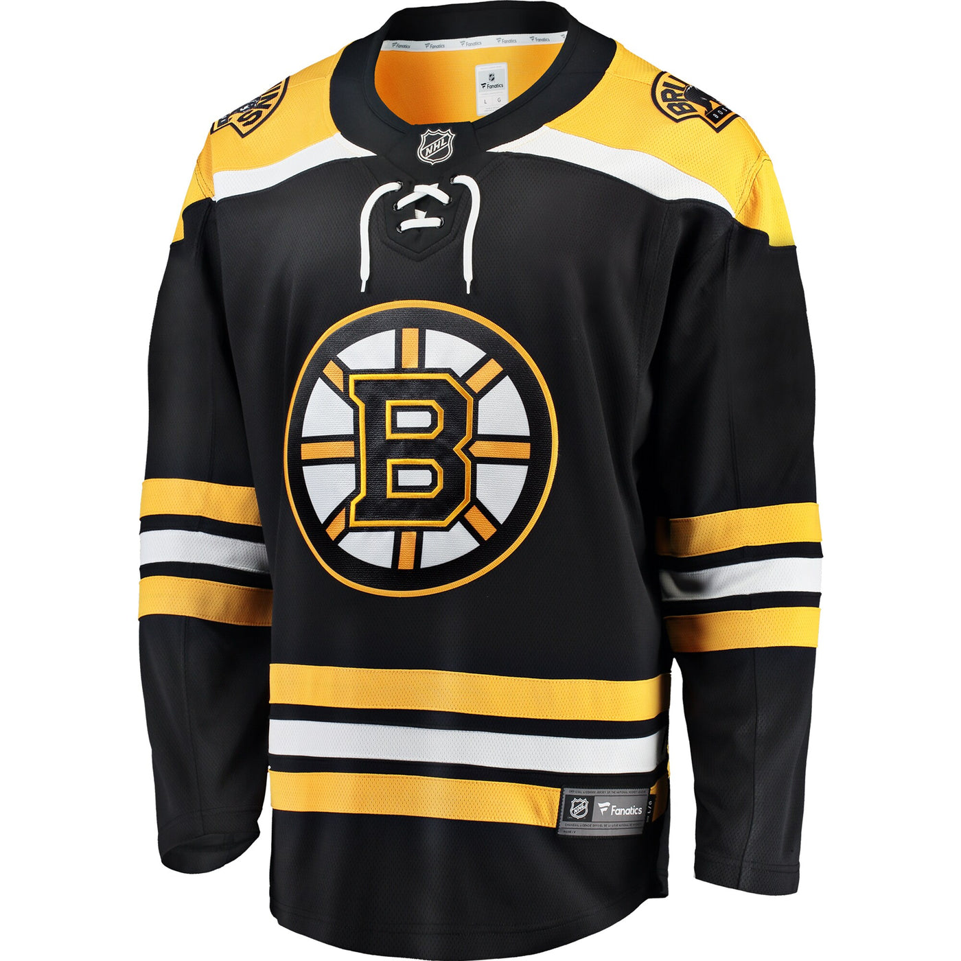 Boston Bruins Fanatics Black Breakaway Home Jersey