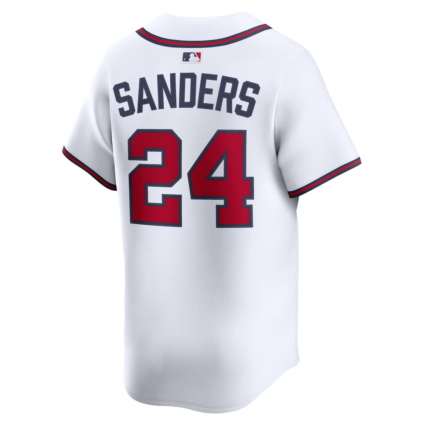 Atlanta Braves Deion Sanders Nike White Limited Player Jersey