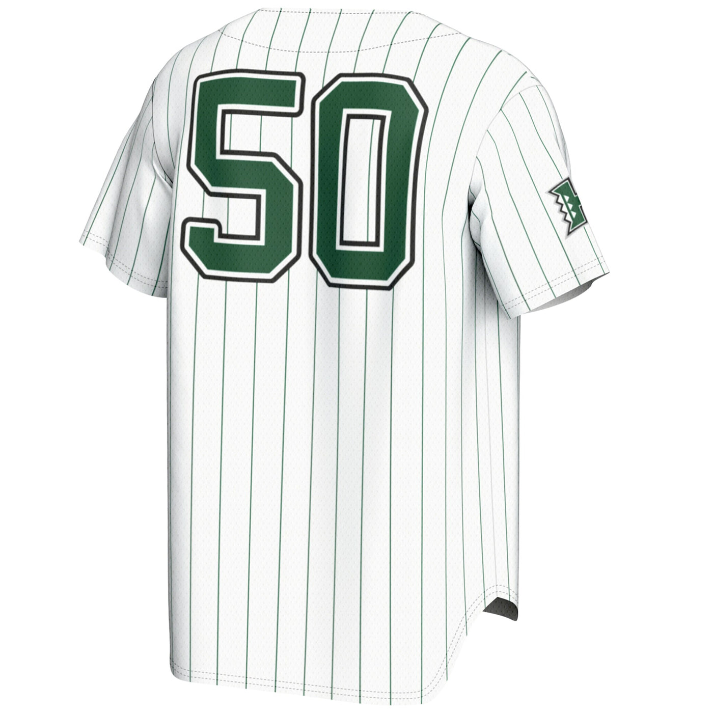 GameDay Greats #1 White Hawaii Rainbow Warriors Lightweight Baseball Jersey