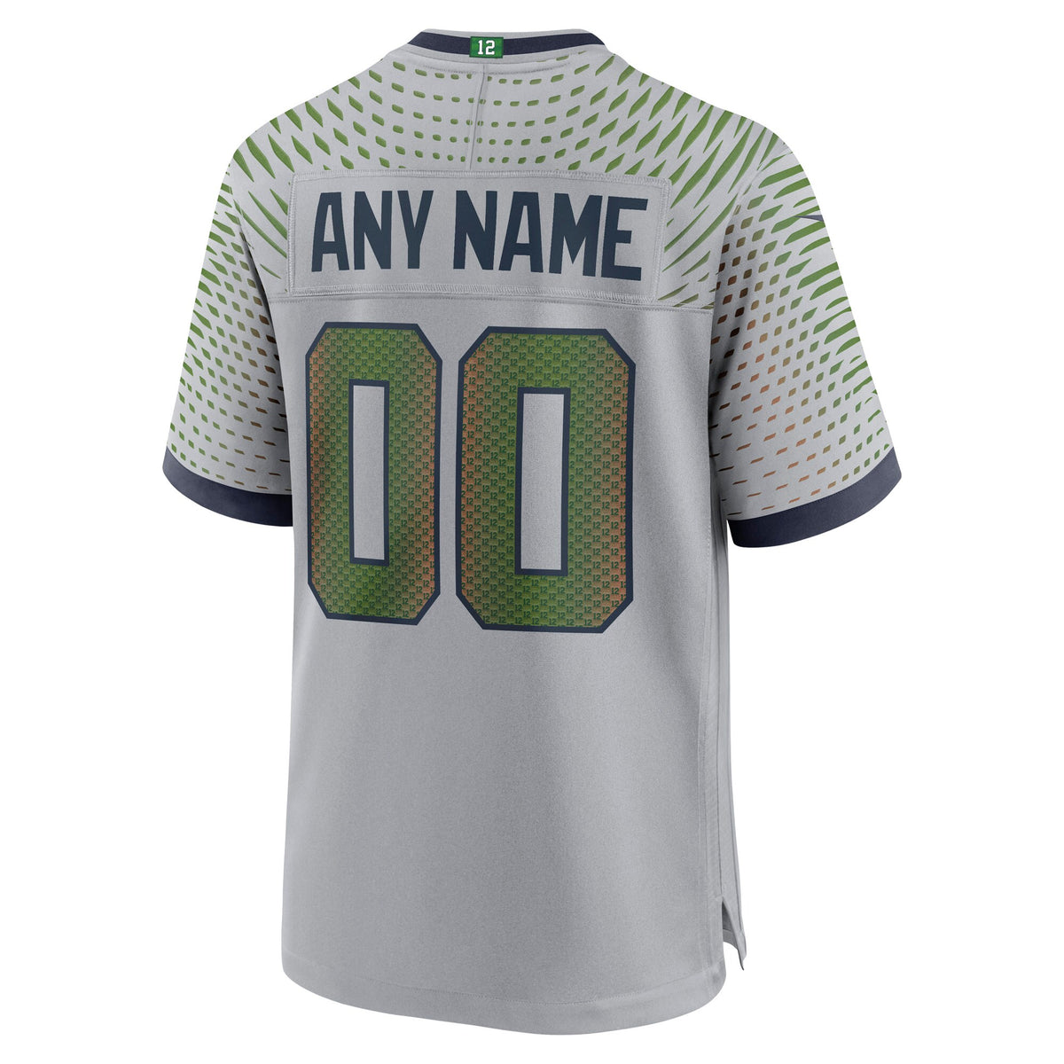 Seattle Seahawks Gray 2025 Rivalries Collection Custom Game Jersey