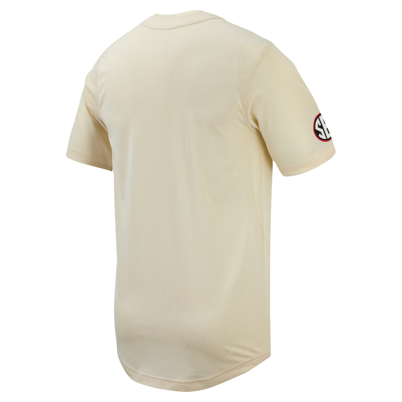 Nike Cream Ole Miss Rebels Replica Full-Button Baseball Jersey