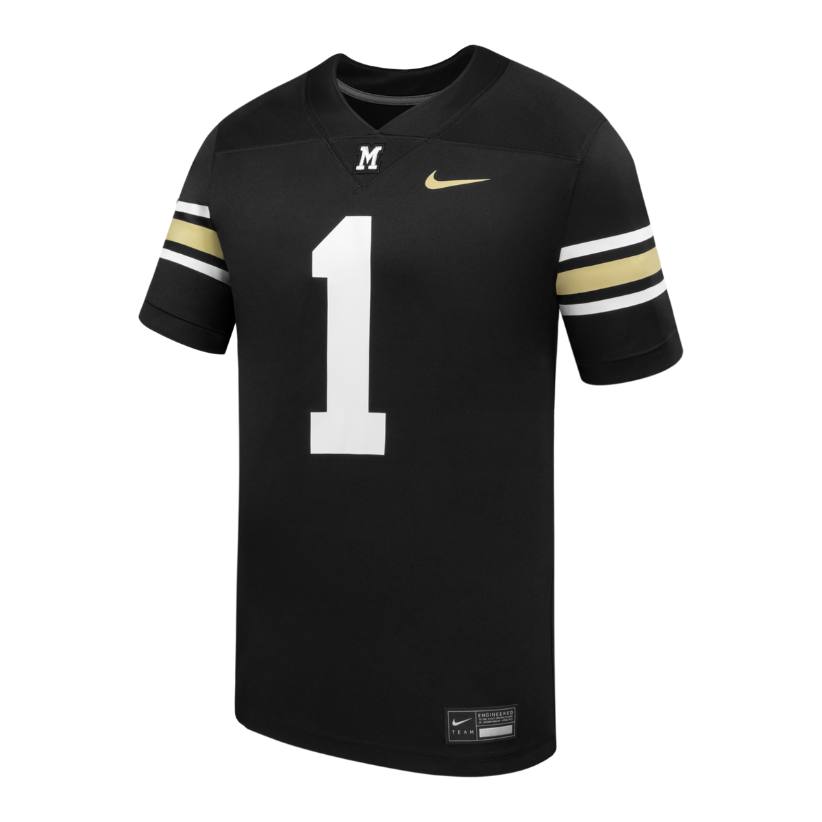 #1 Missouri Tigers 100th Anniversary Replica Football Jersey - Black