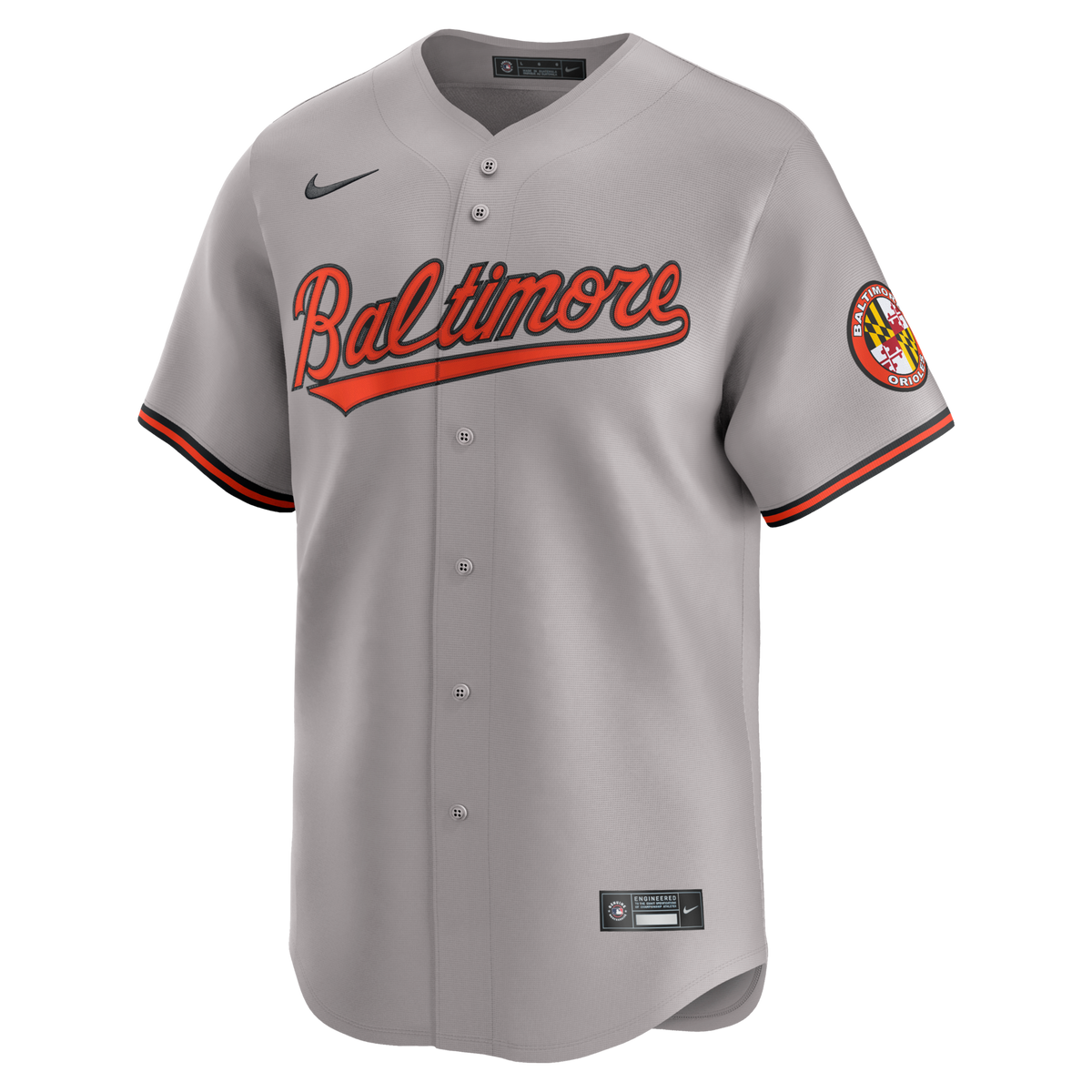 Baltimore Orioles Gray Road Limited Jersey